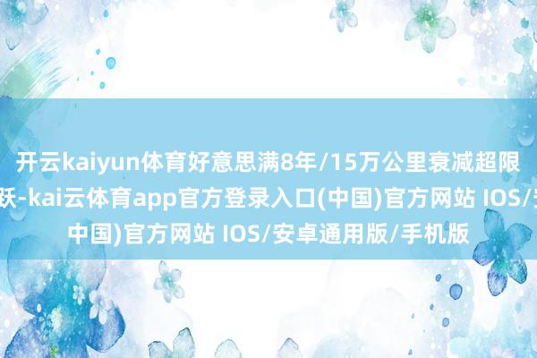 开云kaiyun体育好意思满8年/15万公里衰减超限只换不修的质保欢跃-kai云体育app官方登录入口(中国)官方网站 IOS/安卓通用版/手机版