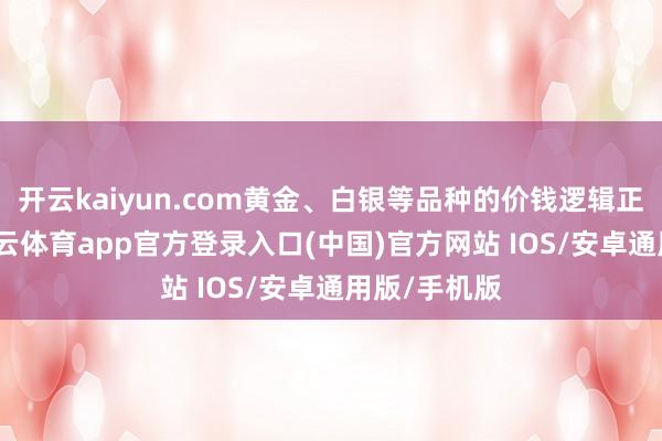 开云kaiyun.com黄金、白银等品种的价钱逻辑正在重构-kai云体育app官方登录入口(中国)官方网站 IOS/安卓通用版/手机版